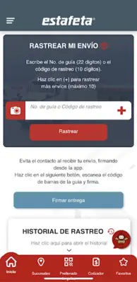 Estafeta Móvil android App screenshot 9