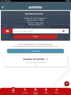 Estafeta Móvil android App screenshot 1