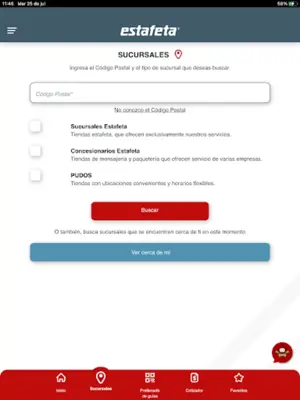 Estafeta Móvil android App screenshot 3