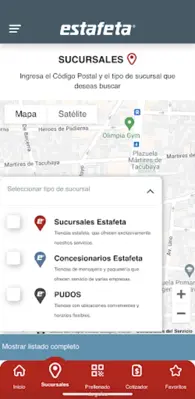 Estafeta Móvil android App screenshot 4